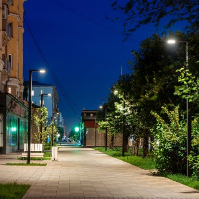 Парковый светильник FSP 20/Ш4/740/04/F IP66 RAL7035 4,5м Парковый светильник FSP 20/Ш4/740/04/F IP66 RAL7035 4,5м