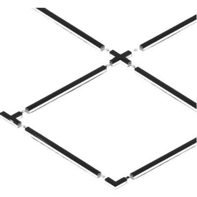 Светильник X-образный LIGHTING 1010 12/6500К 180х180х58 белый Светильник X-образный LIGHTING 1010 12/6500К 180х180х58 белый