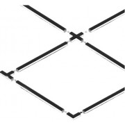 Светильник L-образный LIGHTING 1010 8/6500К 117х117х58 белый