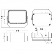 Архитектурный светильник ArchiMini-S 15Вт CRI70 4000K КСС:12x45