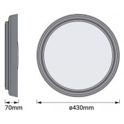 Светодиодный светильник Smart WiFi ORBIS PLATE RD430 TW GR