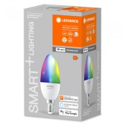 Светодиодная лампа Smart+WiFi Candle Multicolour 40 5W/2700-6500K E14
