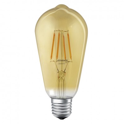 Светодиодная лампа Smart+BT Filament Edison Dimmable 55 6W/2400K E27 Светодиодная лампа Smart+BT Filament Edison Dimmable 55 6W/2400K E27