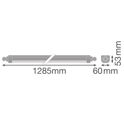 Светильник DP Comp TH 1200 V 33W 865 IP66 PS Светильник DP Comp TH 1200 V 33W 865 IP66 PS
