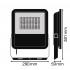 Прожектор FL AREA 72W/840 Asym 48x92 BK Прожектор FL AREA 72W/840 Asym 48x92 BK