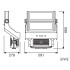Прожектор FL MAX LUM 600W 757 Asym 50X110 Wal Прожектор FL MAX LUM 600W 757 Asym 50X110 Wal