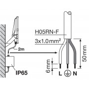 Прожектор FL PRF Asym 45x140 150W 4000K BK