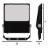 Прожектор FL PRF Asym 55x110 200W 3000K BK Прожектор FL PRF Asym 55x110 200W 3000K BK