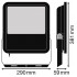 Прожектор FL PFM G3 125W/6500K SYM 100 BK Прожектор FL PFM G3 125W/6500K SYM 100 BK