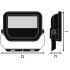 Прожектор FL PFM G3 20W/4000K SYM 100 BK Прожектор FL PFM G3 20W/4000K SYM 100 BK