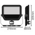 Прожектор FL PFM S 50W/4000K SYM 100 BK Прожектор FL PFM S 50W/4000K SYM 100 BK