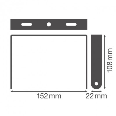 Скоба BRACKET 133W HB Compact V Скоба BRACKET 133W HB Compact V
