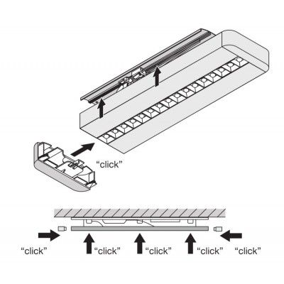 LINEAR IndiviLED D Dali 1500 25W/3000K LINEAR IndiviLED D Dali 1500 25W/3000K