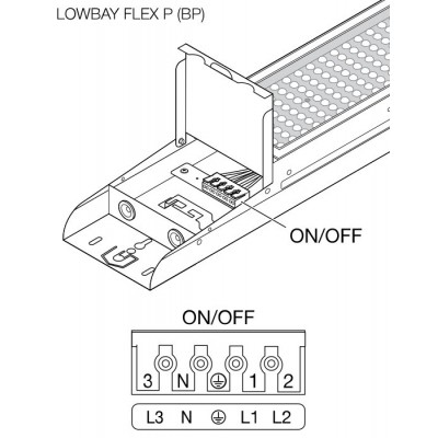 Светильник LOW BAY FLEX PRF 1200 P 42W 840 W Светильник LOW BAY FLEX PRF 1200 P 42W 840 W