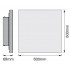 Светодиодная панель Smart WiFi PLANON FRAMELESS 60X60 TW Светодиодная панель Smart WiFi PLANON FRAMELESS 60X60 TW
