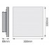 Светодиодная панель Smart WiFi PLANON FRAMELESS 30X30 TW Светодиодная панель Smart WiFi PLANON FRAMELESS 30X30 TW
