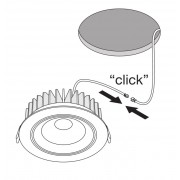 SP LED DK FIX 7W/3000K 230V IP44 LEDV