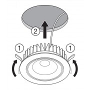 SP LED FP FIX 7W/3000K 230V IP65 LEDV