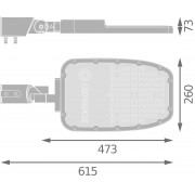Светильник SL AREA Spd LA V 90W 730 RV35ST Gy