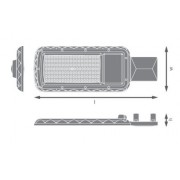 Светильник URBAN Lite L 100W 865 IP65 Gy