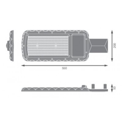 Светильник URBAN Lite XL 150W 840 IP65 Gy Светильник URBAN Lite XL 150W 840 IP65 Gy