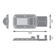 Светильник URBAN Lite S 30W 840 IP65 Gy