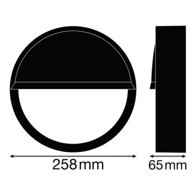 Накладка декоративная Eyelid 250 BK SF BLKH Накладка декоративная Eyelid 250 BK SF BLKH