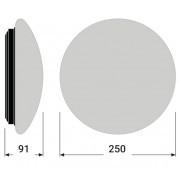 ЖКХ светильник SF CIRCULAR 250 V 13W 830 IP44