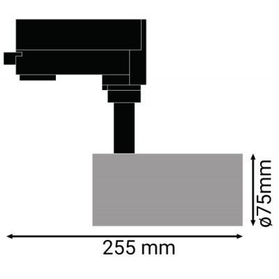 Светодиодный трековый светильник TRACK SP BR D7525W/2500K NFL WT LEDV Светодиодный трековый светильник TRACK SP BR D7525W/2500K NFL WT LEDV